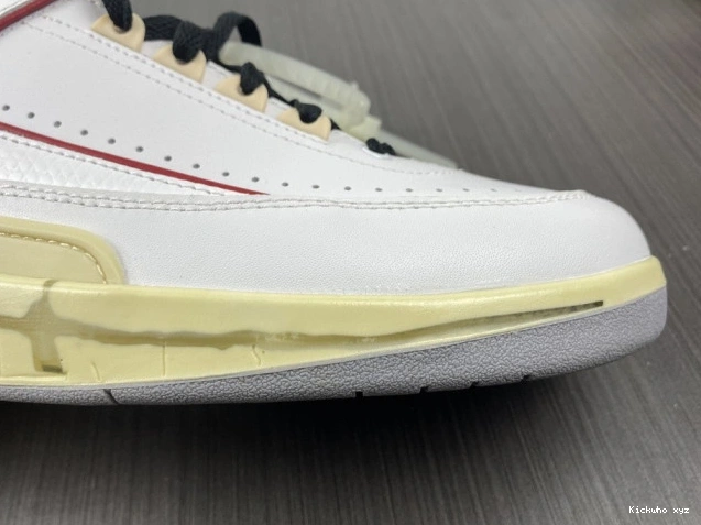DJ4375-106 Jordan White Low Retro SP Red 2 Off-White 0808